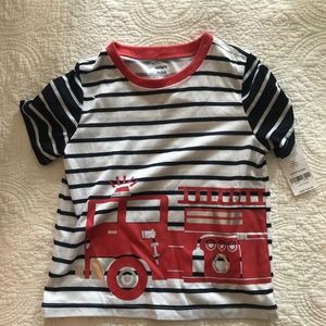 NWT carters boys 5t pajama shirt